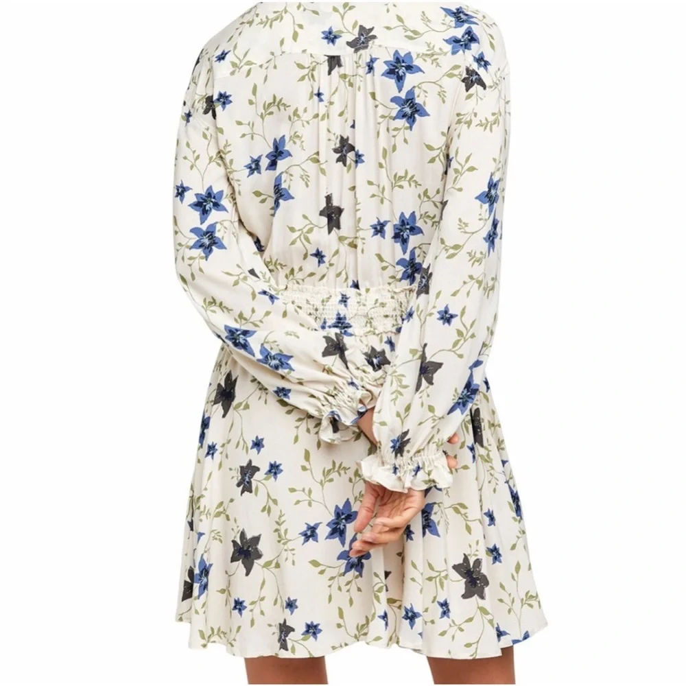 Free People Lighten Up Mini Dress in Tea Combo